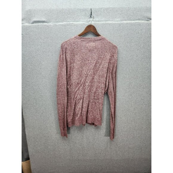 Hollister Mens XXL Marled Red Pullover Crew Neck Sweater - Picture 5 of 5
